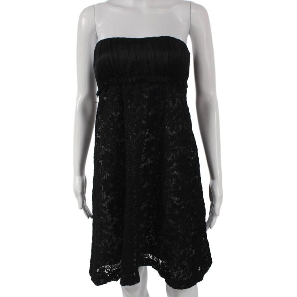 Cynthia Cynthia Steffe Womens A-Line Dress Black Lace Size 2